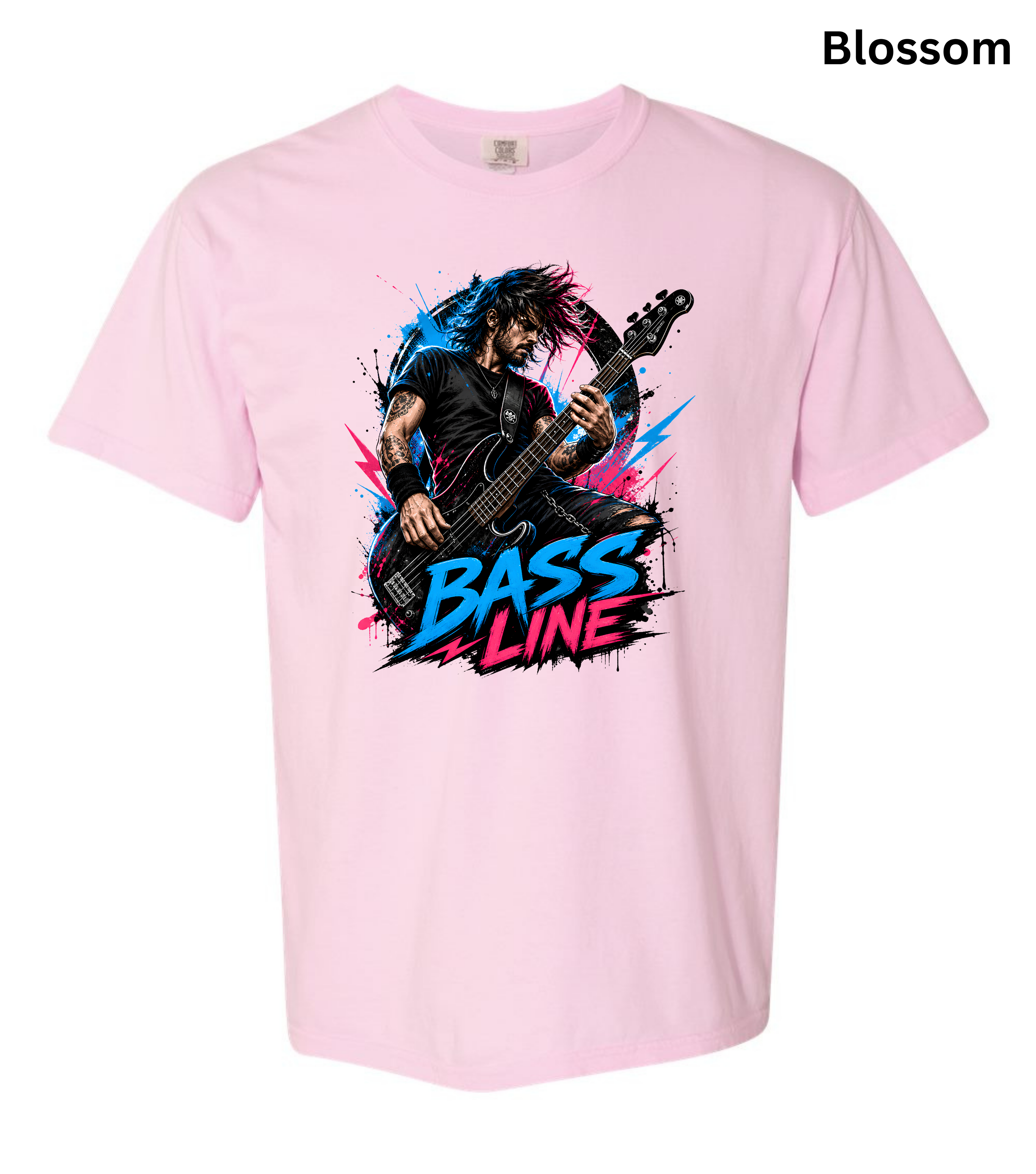 Bass Line T-Shirt | Bass Guitar Player Shirt | Funny Bassist Tee | Rock Musician Graphic T-Shirt | Bass Guitar Gift for Men & Women