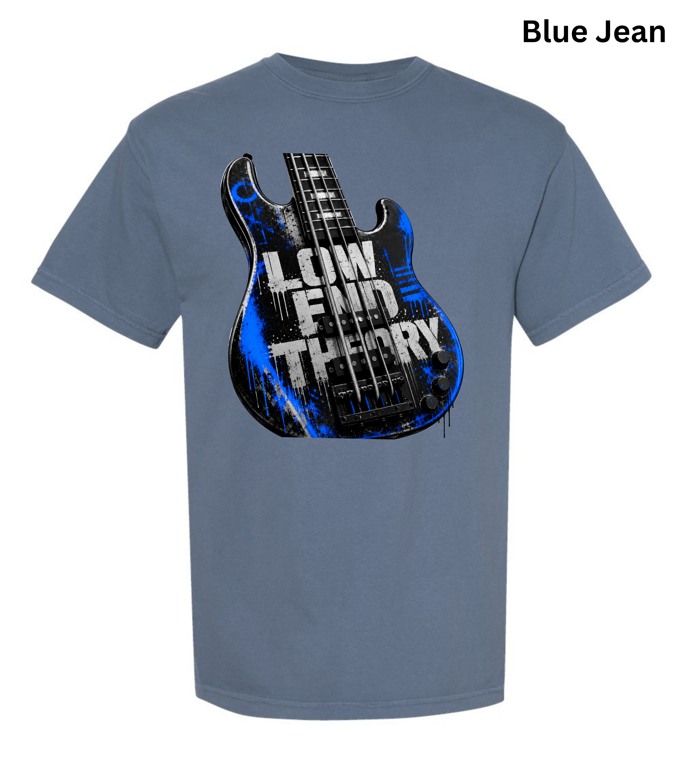 Low End Theory Bass Guitar T-Shirt | Bass Player Graphic Tee | Musician Shirt | Bass Guitar Lover Gift | Rock Band Apparel | Unisex Music Tee