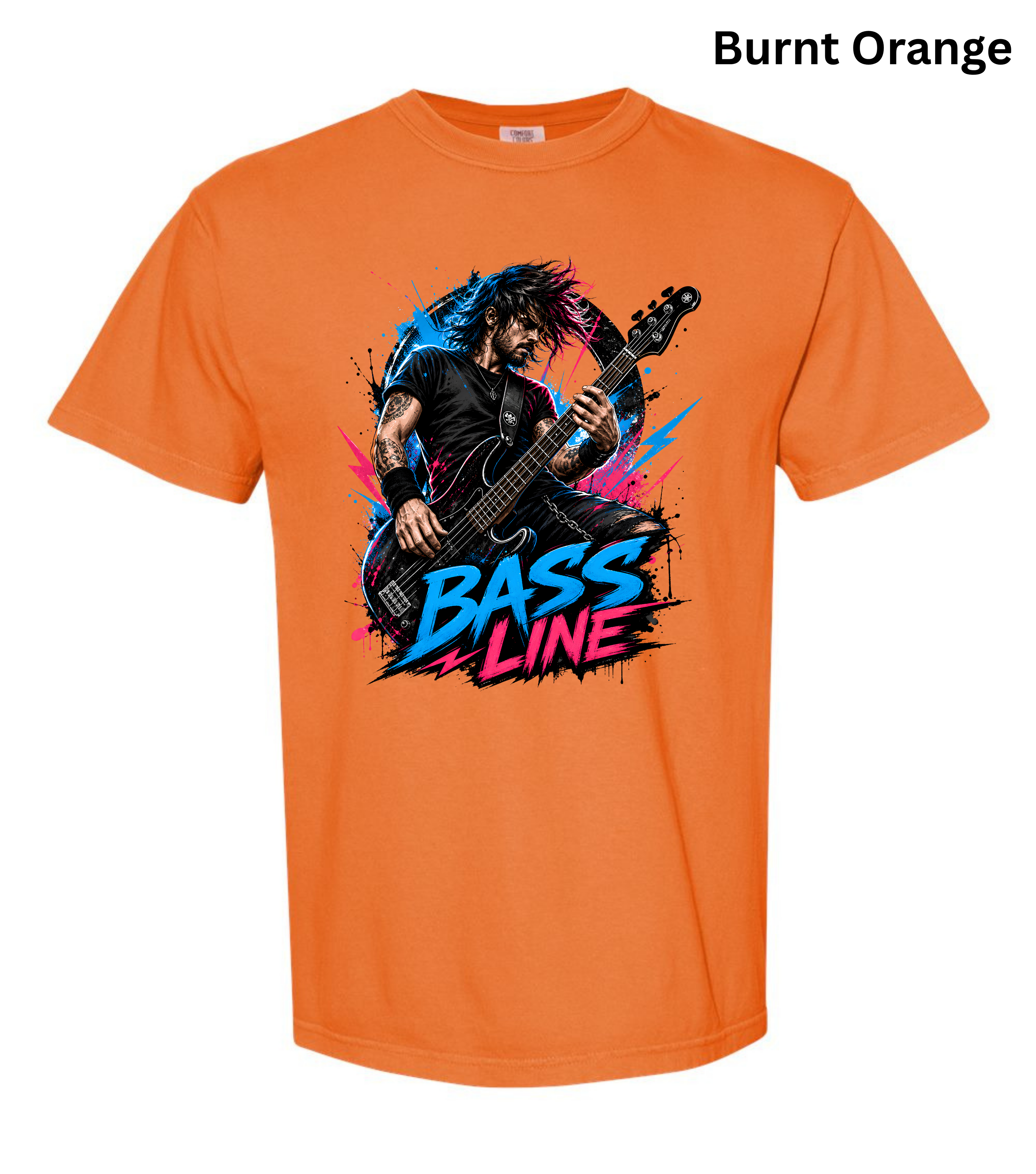 Bass Line T-Shirt | Bass Guitar Player Shirt | Funny Bassist Tee | Rock Musician Graphic T-Shirt | Bass Guitar Gift for Men & Women