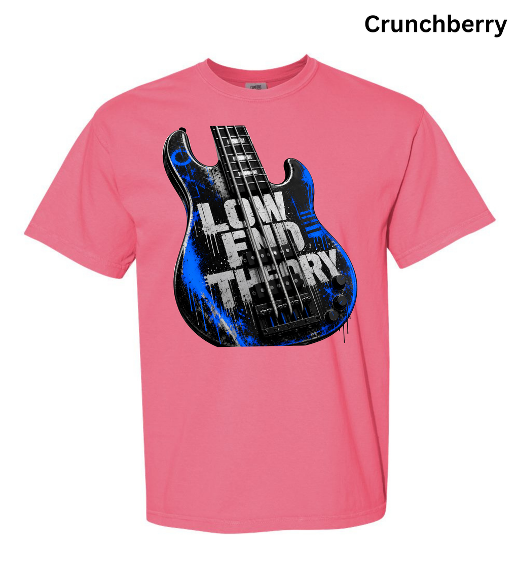 Low End Theory Bass Guitar T-Shirt | Bass Player Graphic Tee | Musician Shirt | Bass Guitar Lover Gift | Rock Band Apparel | Unisex Music Tee
