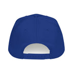 Blue cap with white interior on a white background