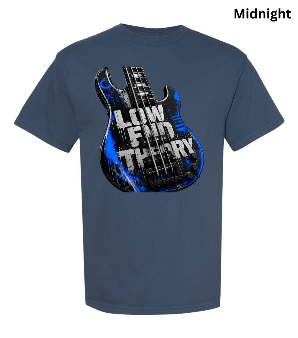 Low End Theory Bass Guitar T-Shirt | Bass Player Graphic Tee | Musician Shirt | Bass Guitar Lover Gift | Rock Band Apparel | Unisex Music Tee