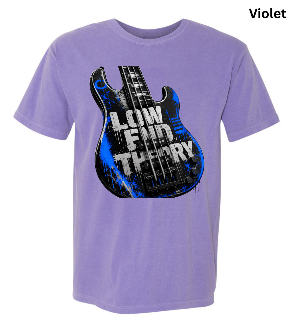 Low End Theory Bass Guitar T-Shirt | Bass Player Graphic Tee | Musician Shirt | Bass Guitar Lover Gift | Rock Band Apparel | Unisex Music Tee