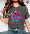 Beat Master Drummer Octopus T-Shirt | Funny Drum Player Tee | Drummer Graphic Shirt | Music Lover Gift | Cute Octopus Drum Set Tee | Unisex Music Apparel