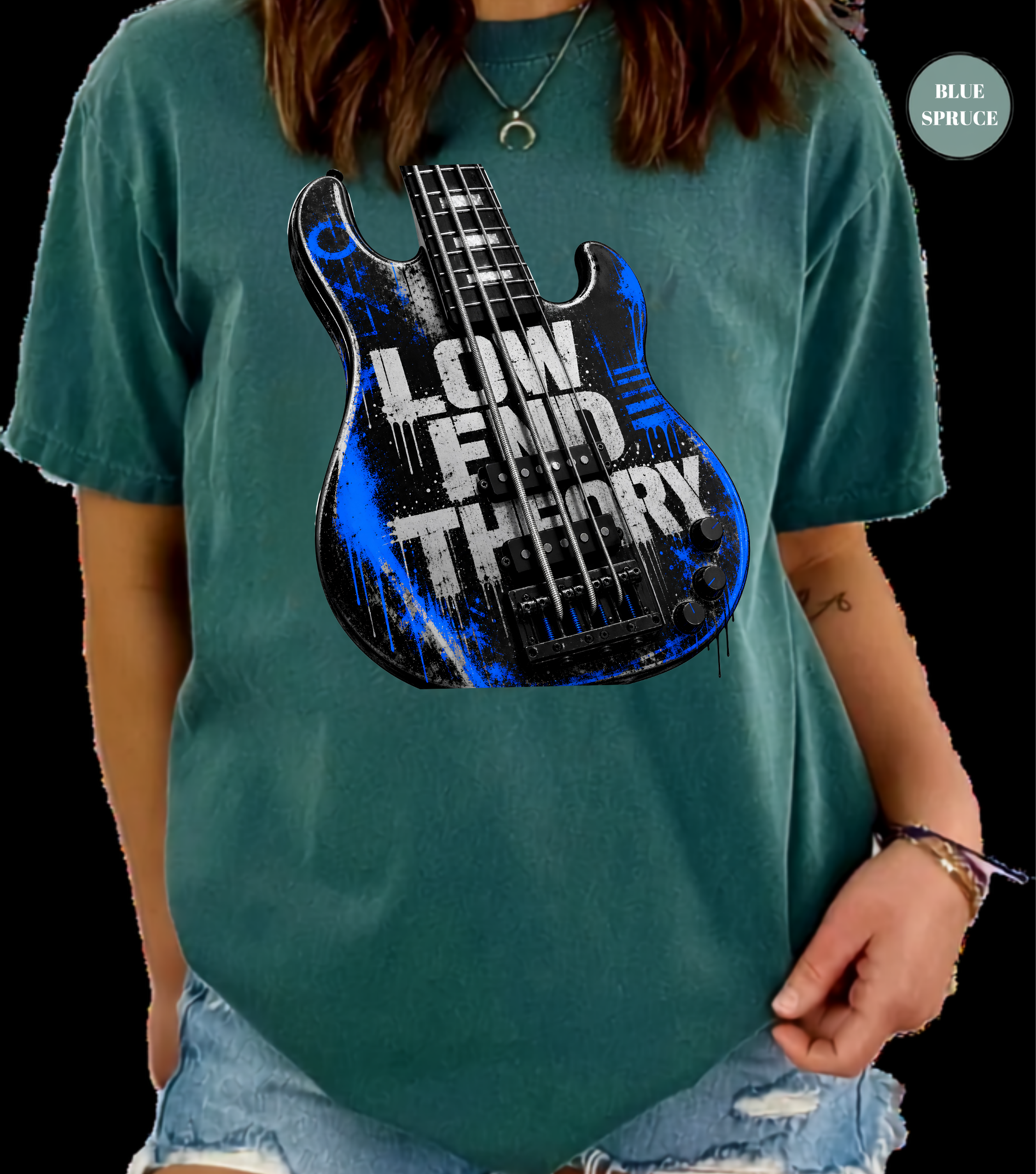 Low End Theory Bass Guitar T-Shirt | Bass Player Graphic Tee | Musician Shirt | Bass Guitar Lover Gift | Rock Band Apparel | Unisex Music Tee