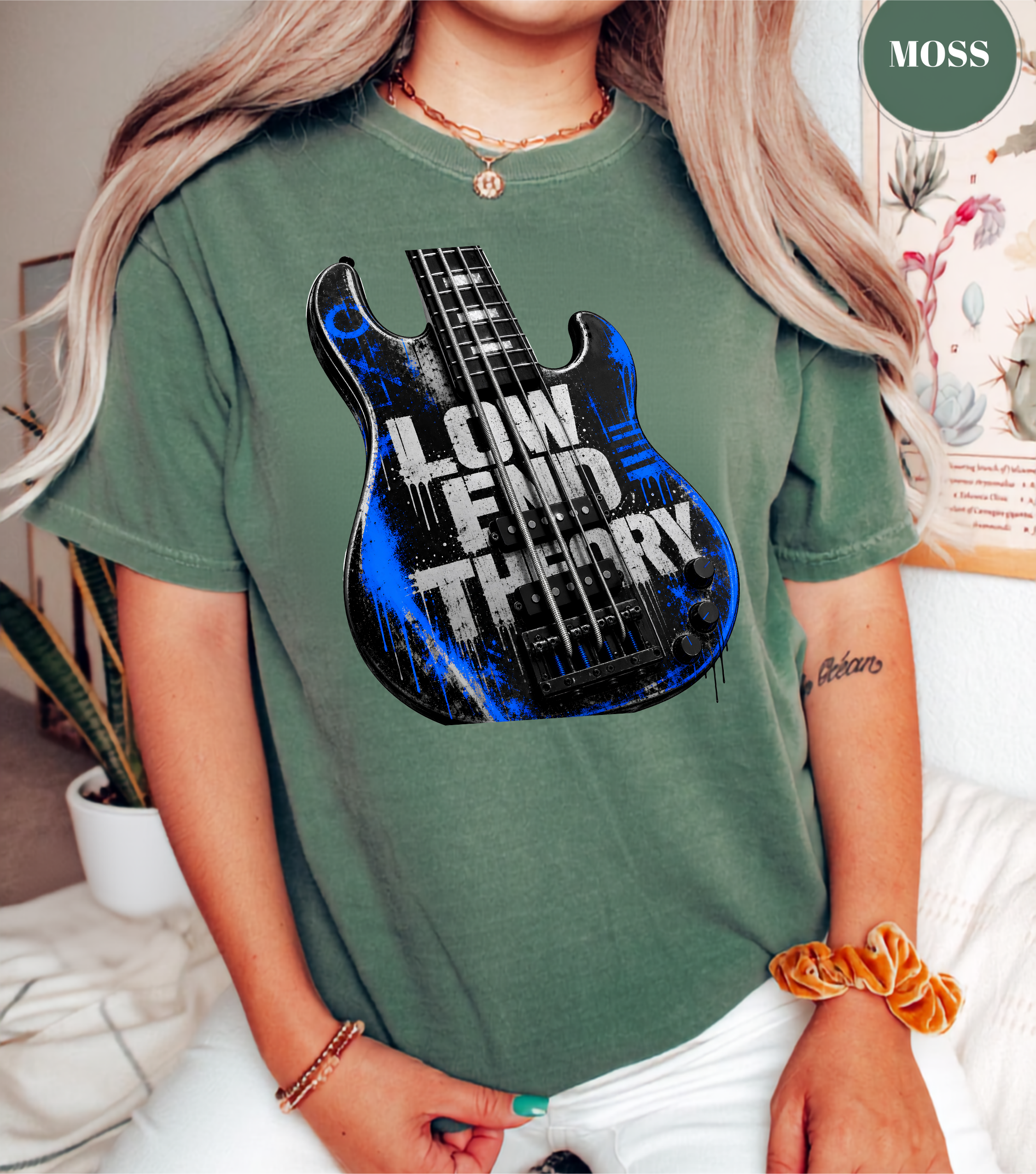 Low End Theory Bass Guitar T-Shirt | Bass Player Graphic Tee | Musician Shirt | Bass Guitar Lover Gift | Rock Band Apparel | Unisex Music Tee
